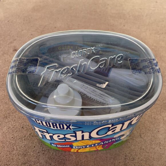 Clorox Fresh Care At Home Dry Cleaning Kit Color Safe 4 Dryer Loads New - Picture 2 of 4